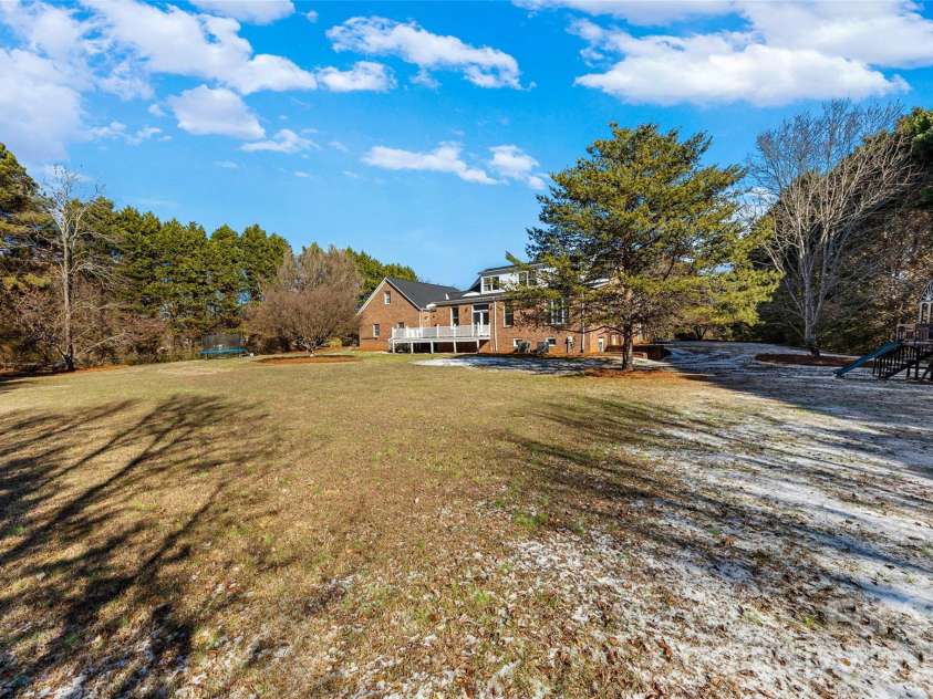 970 Oxford Drive, Rock Hill, SC 29732.  MLS# CAR4337504, YatesRealty ID 4476. Backyard view of 2.52 acres