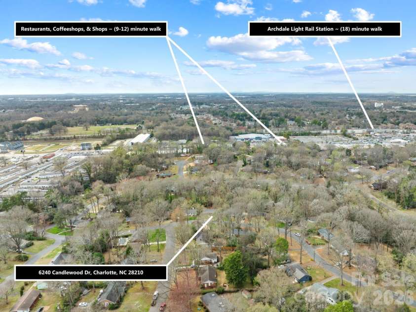 6240 Candlewood Drive, Charlotte, NC 28210.  MLS# CAR4414036, YatesRealty ID 44772. 