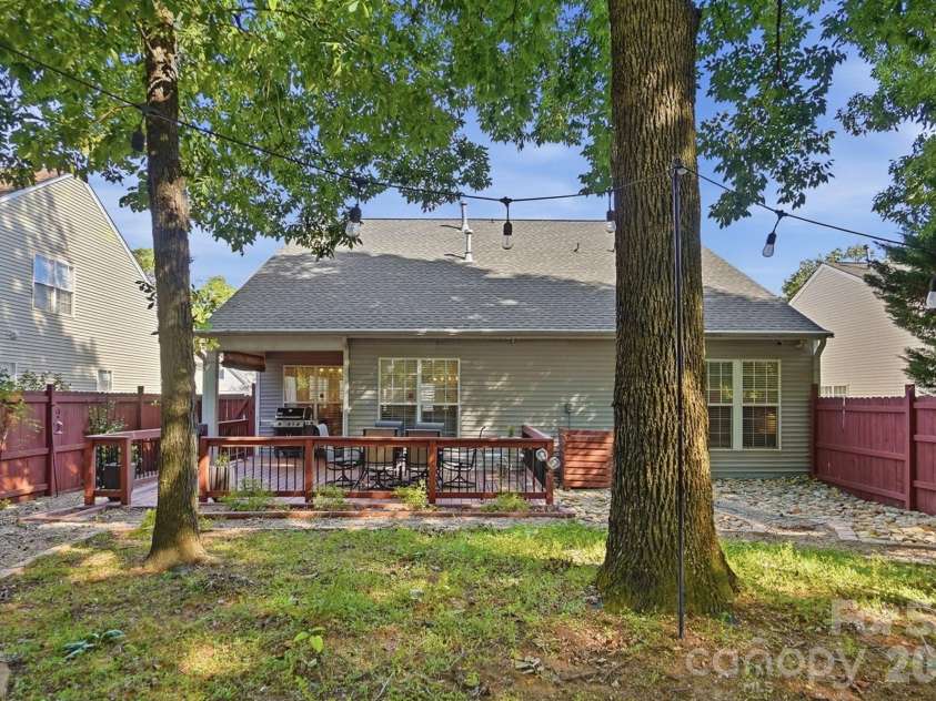 8530 Heron Glen Drive, Charlotte, NC 28269.  MLS# CAR4410893, YatesRealty ID 44779. Back View