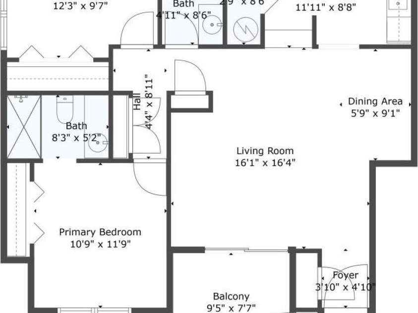 1052 Churchill Downs Court, Charlotte, NC 28211.  MLS# CAR4414268, YatesRealty ID 44784. Floorplan