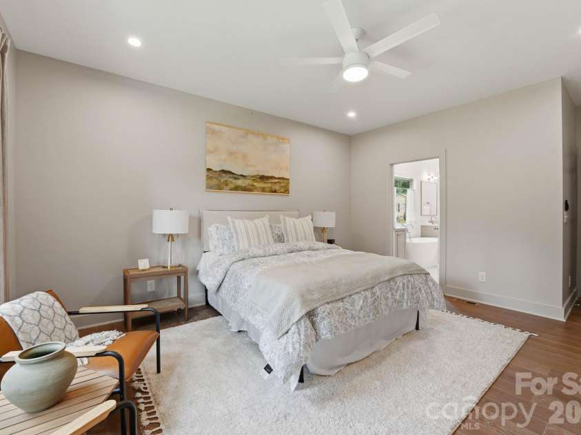 2315 Chateau Court, Matthews, NC 28105.  MLS# CAR4407259, YatesRealty ID 44800. Primary bedroom.