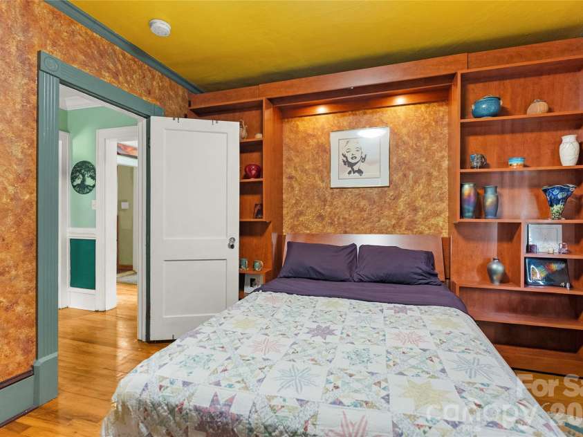 620 Old Lytle Cove Road, Swannanoa, NC 28778.  MLS# CAR4415136, YatesRealty ID 44806. 2nd bedroom with murphy bed