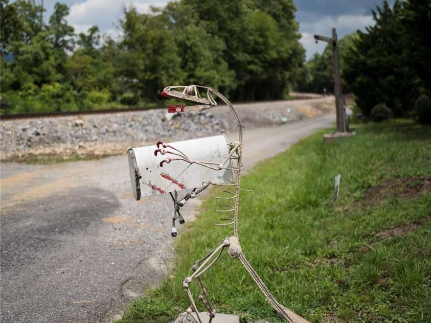 620 Old Lytle Cove Road, Swannanoa, NC 28778.  MLS# CAR4415136, YatesRealty ID 44806. Mailbox protector