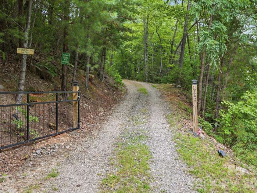 345 Chalk Dust Trail, Purlear, NC 28665.  MLS# CAR4415020, YatesRealty ID 44809. Entry to Property