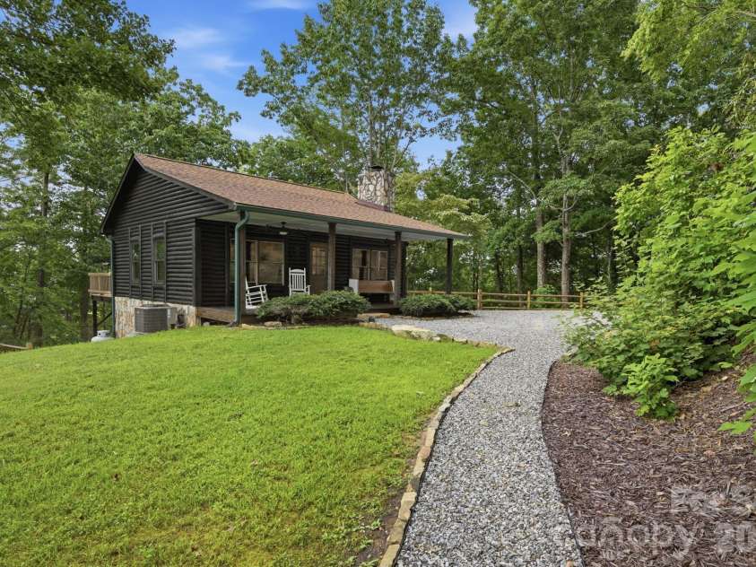 345 Chalk Dust Trail, Purlear, NC 28665.  MLS# CAR4415020, YatesRealty ID 44809. Front Yard