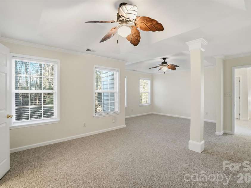8805 Red Tail Court, Charlotte, NC 28269.  MLS# CAR4336091, YatesRealty ID 4481. Master bedroom