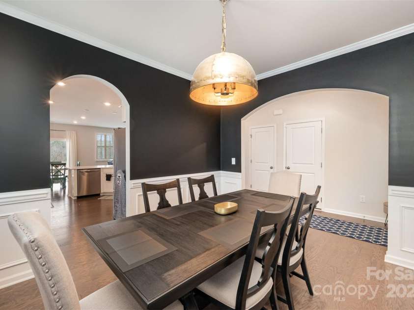 1051 Lookout Shoals Drive, Fort Mill, SC 29715.  MLS# CAR4222088, YatesRealty ID 4482. Dining room with updated light