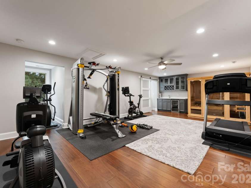 4611 Harper Court, Charlotte, NC 28210.  MLS# CAR4413590, YatesRealty ID 44828. Recreation room (third-level).