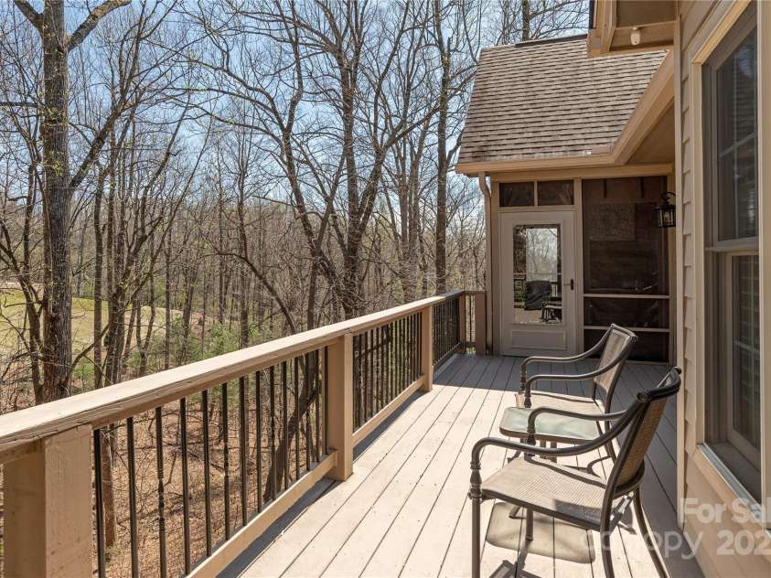 23 Dartmoor Court, Flat Rock, NC 28731.  MLS# CAR4241308, YatesRealty ID 4483. Large Deck