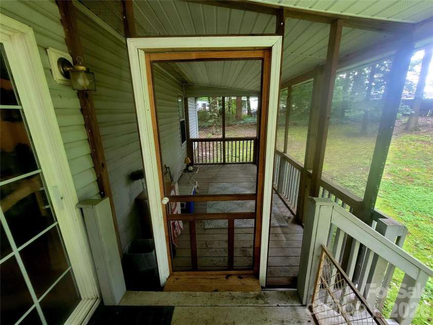 121 Sylvan Drive, Statesville, NC 28677.  MLS# CAR4414812, YatesRealty ID 44831. Back porch
