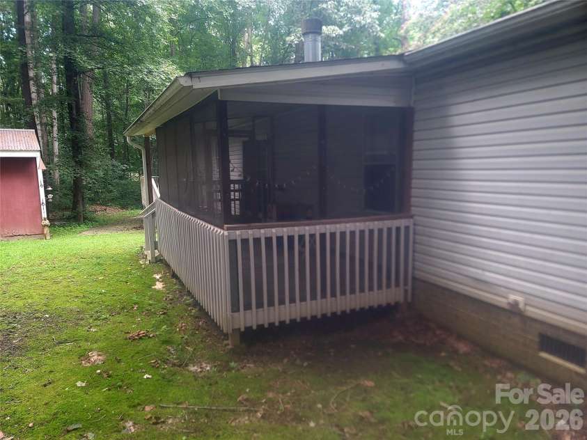 121 Sylvan Drive, Statesville, NC 28677.  MLS# CAR4414812, YatesRealty ID 44831. Back porch