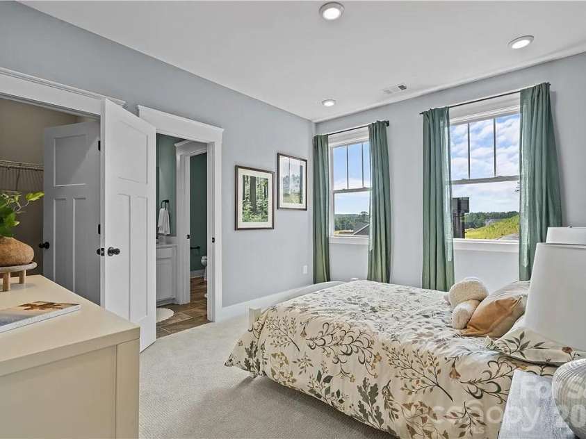 3031 Grandiose Drive, Indian Trail, NC 28079.  MLS# CAR4411902, YatesRealty ID 44844. Bedroom #2 - Model Home, For Reference Only.