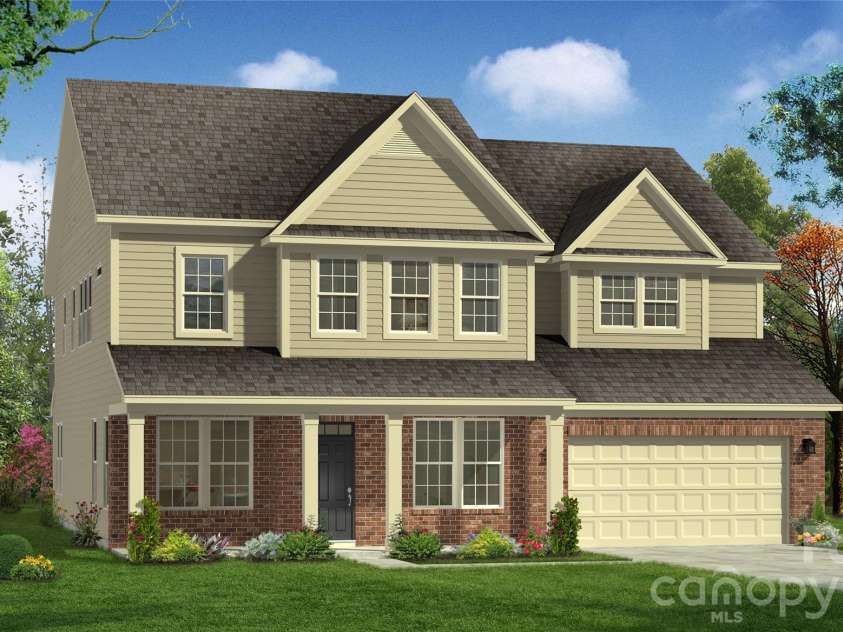 3031 Grandiose Drive, Indian Trail, NC 28079.  MLS# CAR4411902, YatesRealty ID 44844. Exterior Elevation for this Home - Architectural Rendering.