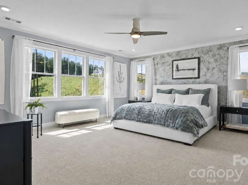 3031 Grandiose Drive, Indian Trail, NC 28079.  MLS# CAR4411902, YatesRealty ID 44844. Owner's Suite - Model Home, For Reference Only.