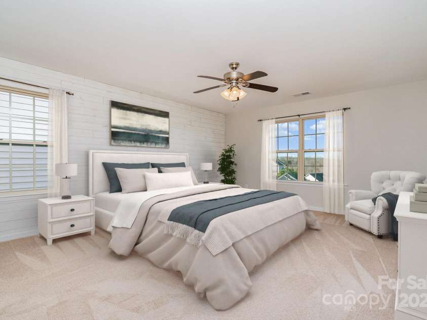 1878 Sapphire Meadow Drive, Fort Mill, SC 29715.  MLS# CAR4209802, YatesRealty ID 4485. Primary bedroom
