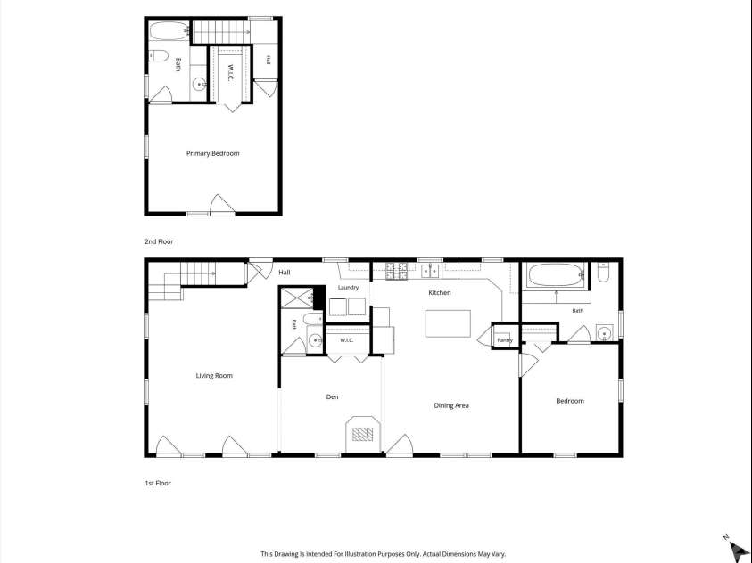 263 Pilgrims Lane, Burnsville, NC 28714.  MLS# CAR4415371, YatesRealty ID 44896. Main House Floor Plan