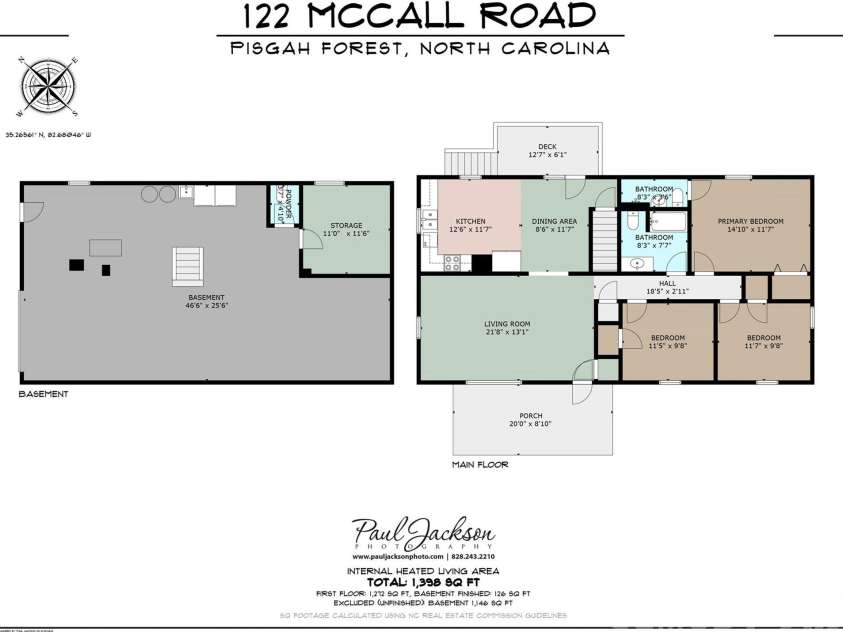 122 McCall Road, Pisgah Forest, NC 28768.  MLS# CAR4414055, YatesRealty ID 44900. 