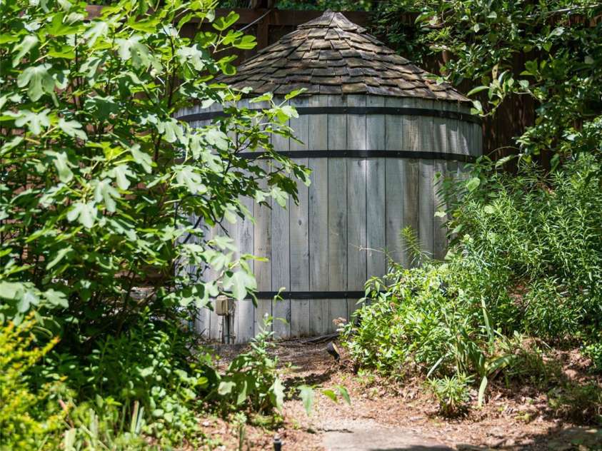 9 West Street Extension, Asheville, NC 28801.  MLS# CAR4299248, YatesRealty ID 44904. 1550 gallon gravity-fed cistern