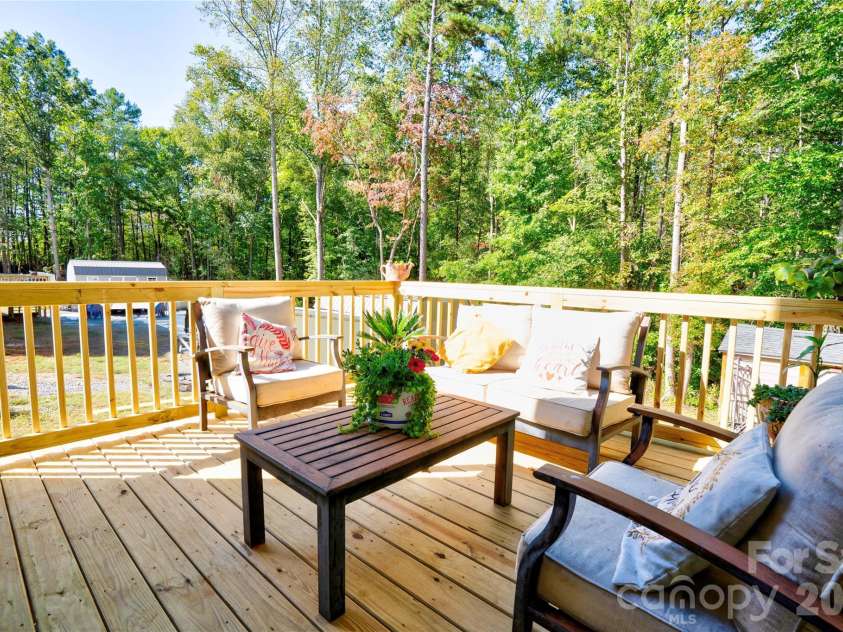 114 Tanya Lane, Shelby, NC 28152.  MLS# CAR4392402, YatesRealty ID 44906. Back Deck