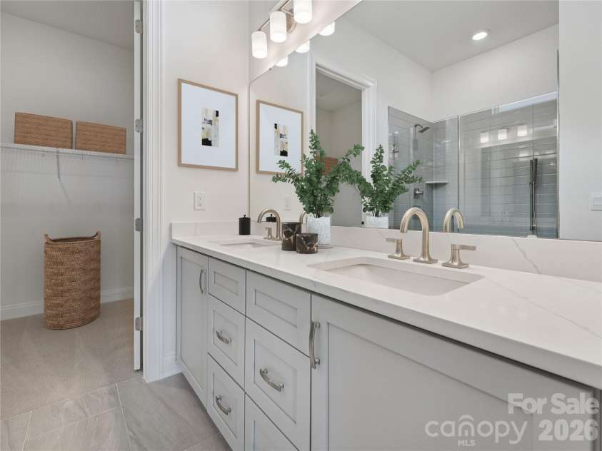 2250 Whitebark Drive, Indian Land, SC 29707.  MLS# CAR4415447, YatesRealty ID 44919. Primary bathroom example