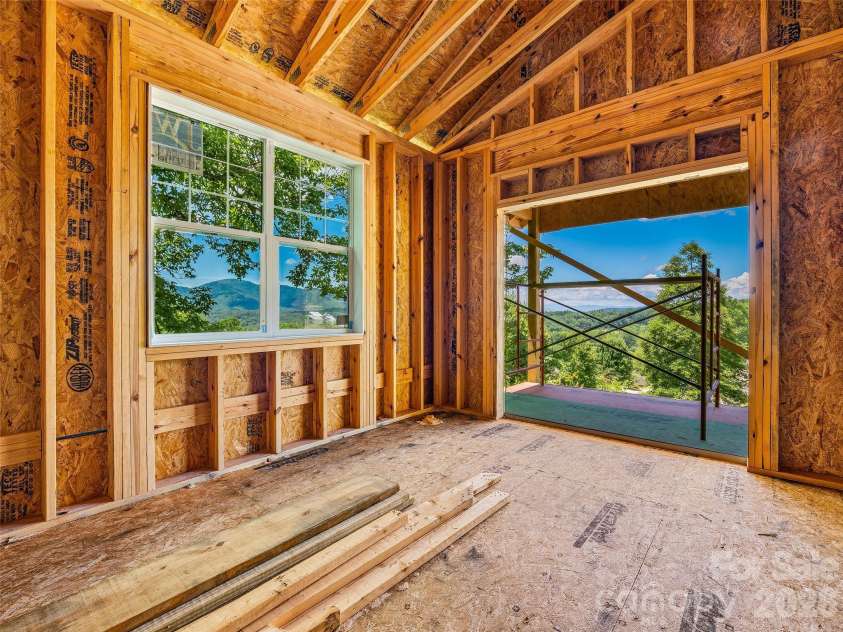 23 Village Overlook Loop, Swannanoa, NC 28778.  MLS# CAR4403854, YatesRealty ID 44921. Views from Living, Kitchen and decks!