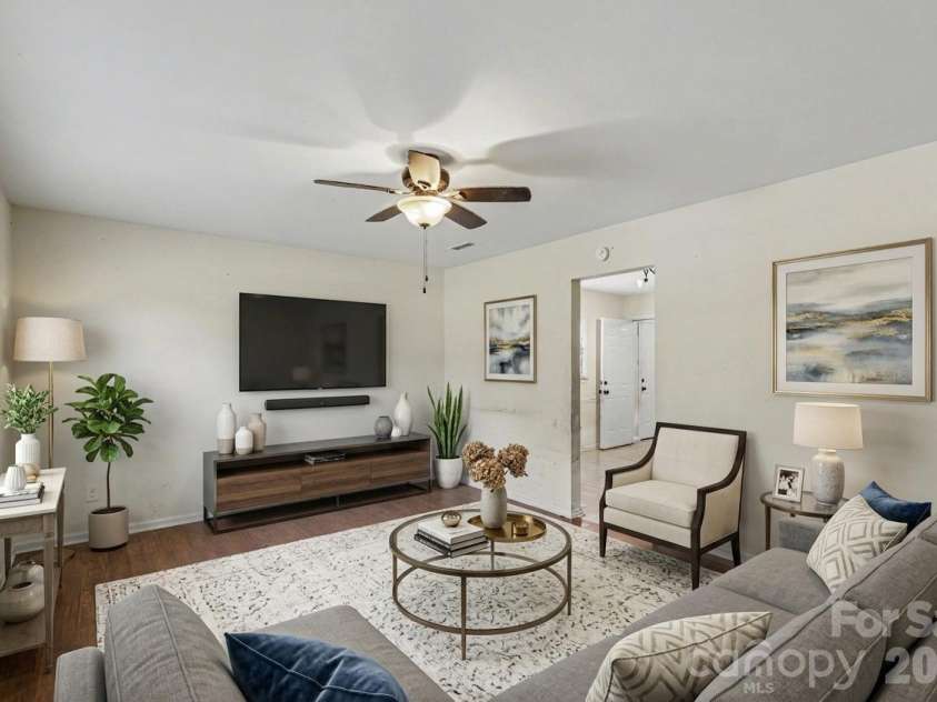 3616 Fagan Way, Charlotte, NC 28216.  MLS# CAR4415425, YatesRealty ID 44931. Virtually staged