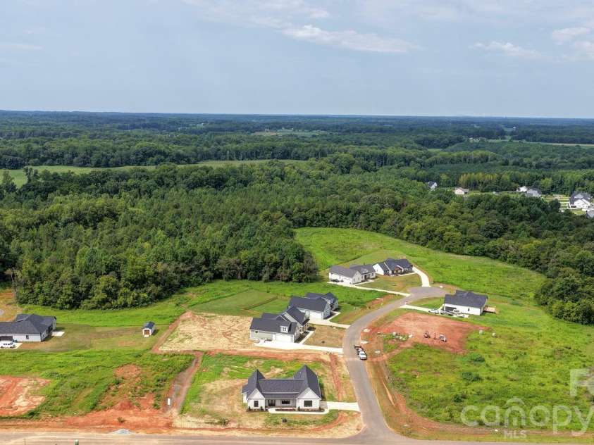 123 Trinity Court, Salisbury, NC 28147.  MLS# CAR4414964, YatesRealty ID 44995. Drone Street Overview.