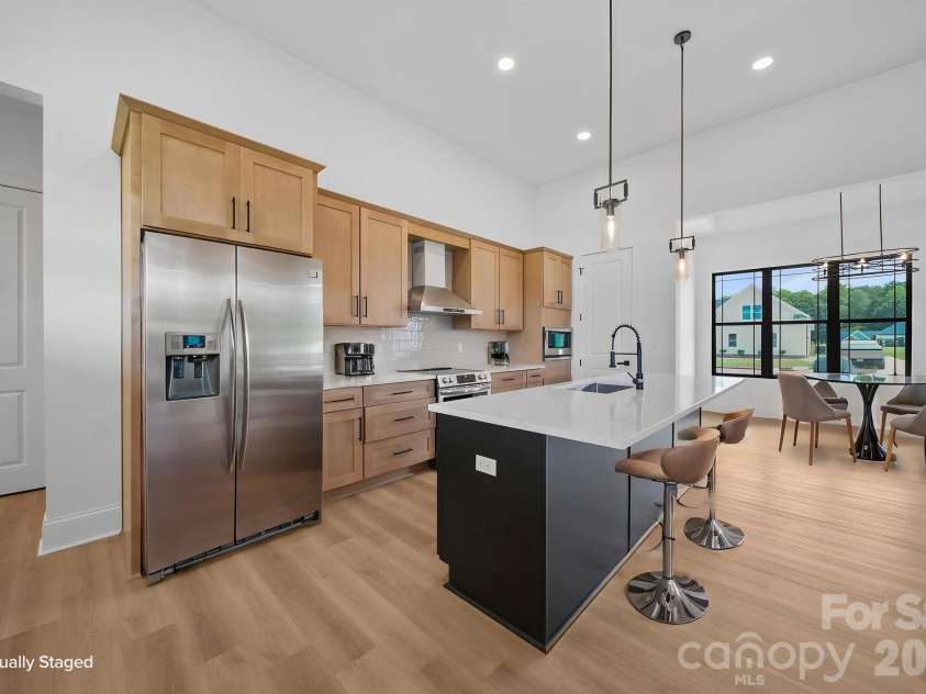 123 Trinity Court, Salisbury, NC 28147.  MLS# CAR4414964, YatesRealty ID 44995. View of Virtual Staged Kitchen