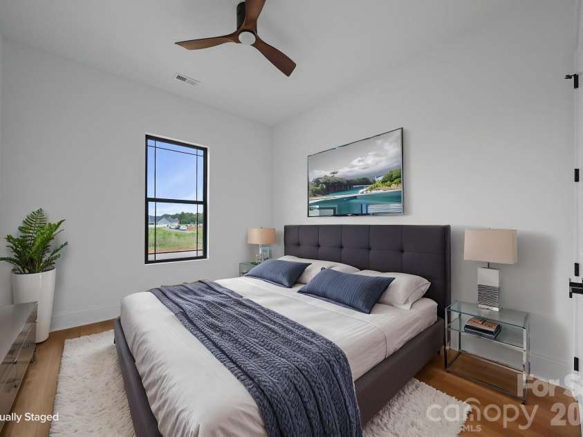 123 Trinity Court, Salisbury, NC 28147.  MLS# CAR4414964, YatesRealty ID 44995. Virtual Staged Guest Bedroom