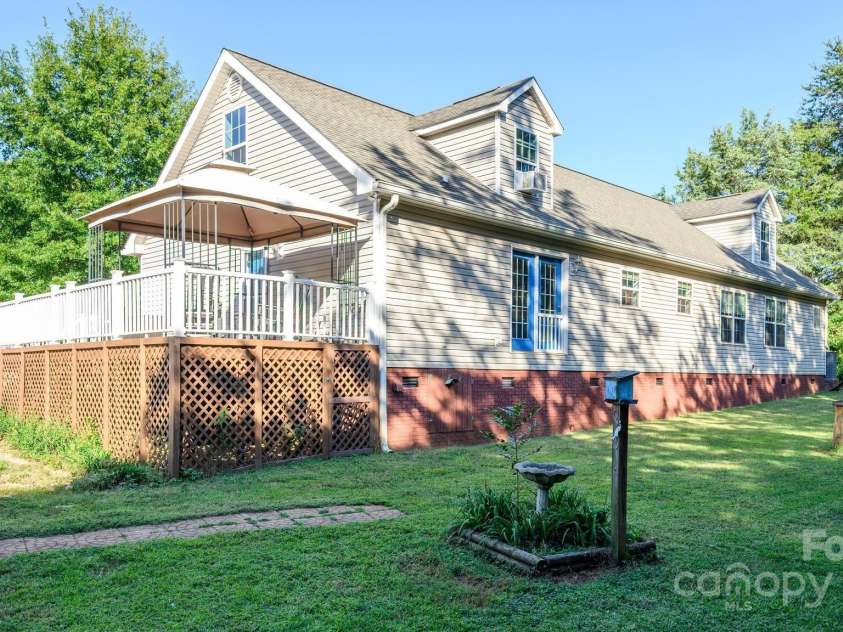 114 Harness Lane, Mocksville, NC 27028.  MLS# CAR4300524, YatesRealty ID 45. Rear View