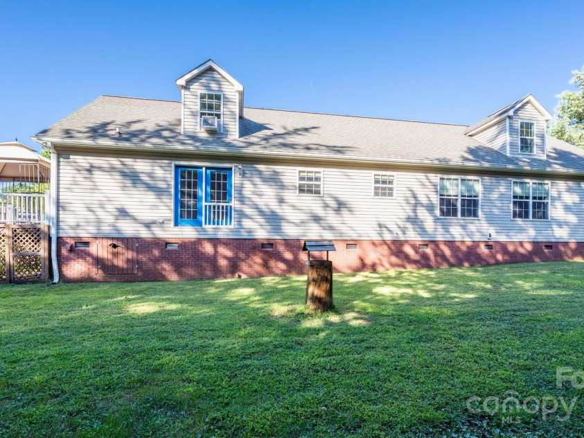 114 Harness Lane, Mocksville, NC 27028.  MLS# CAR4300524, YatesRealty ID 45. Rear View