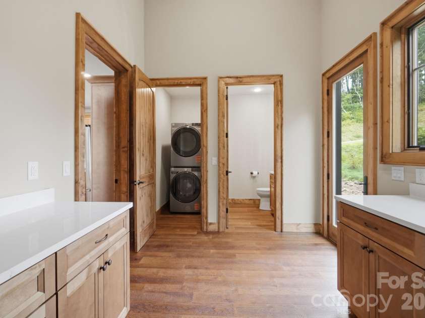 761 Foxfire Drive, Banner Elk, NC 28604.  MLS# CAR4415541, YatesRealty ID 45002. Main Laundry room.