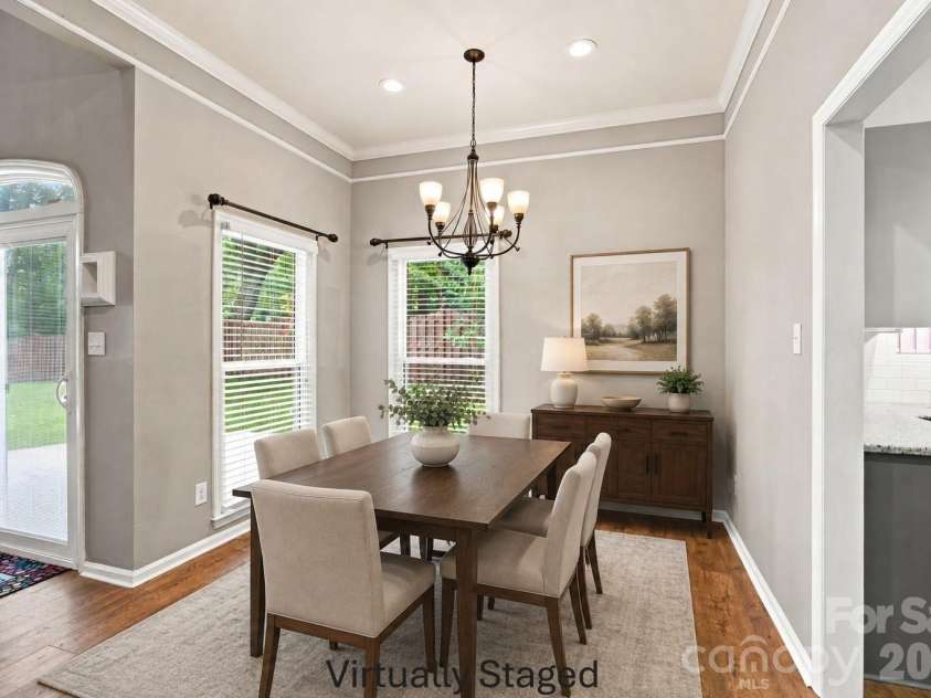 7134 Forest Hills Drive, Denver, NC 28037.  MLS# CAR4413877, YatesRealty ID 45040. Dining Room adjoins kitchen