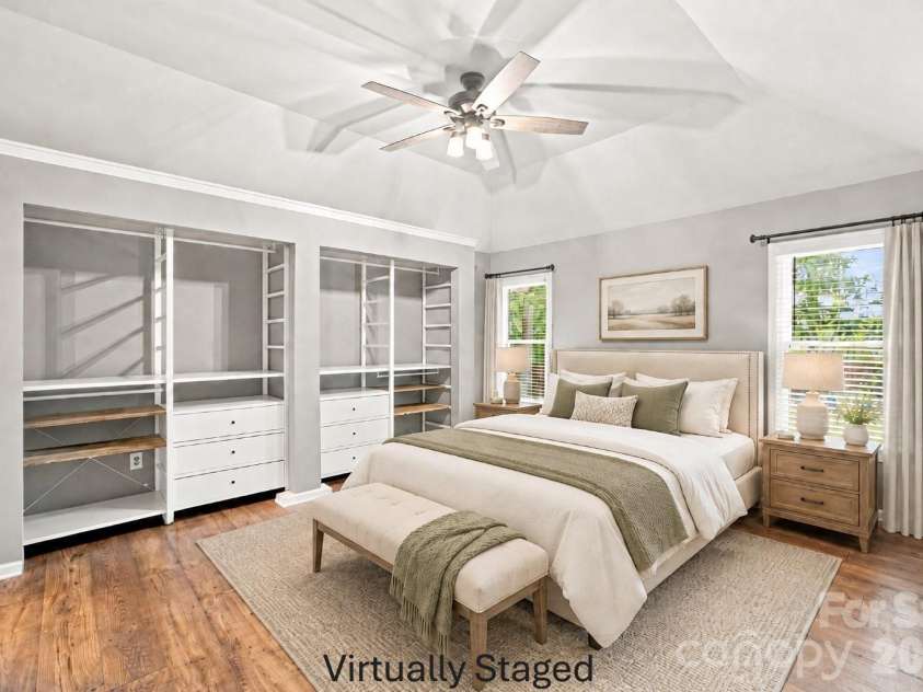 7134 Forest Hills Drive, Denver, NC 28037.  MLS# CAR4413877, YatesRealty ID 45040. Primary Main Level Bedroom