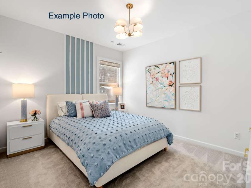 121 Dane Place, Mooresville, NC 28115.  MLS# CAR4392030, YatesRealty ID 45053. Example Photo - Bedroom 3