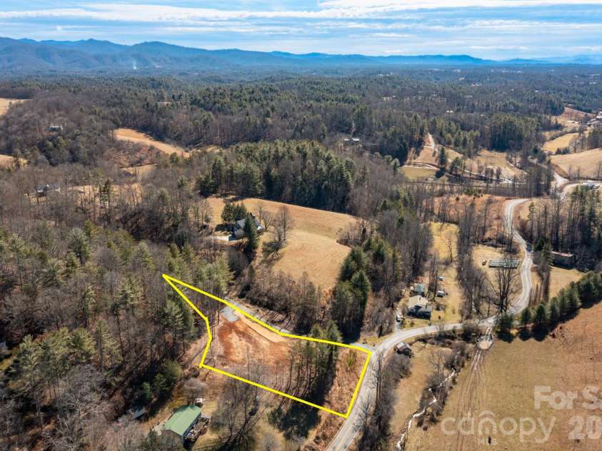 TBD Kelly Hunter Road, Marshall, NC 28753.  MLS# CAR4345311, YatesRealty ID 4506. Lot lines are approximate. 