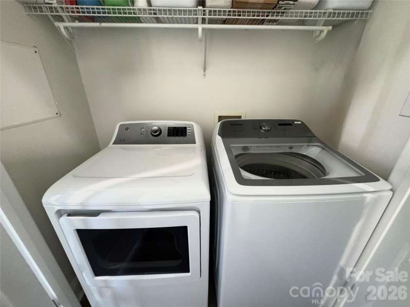 2795 Clover Road, Concord, NC 28027.  MLS# CAR4413117, YatesRealty ID 45061. Laundry area in hallway