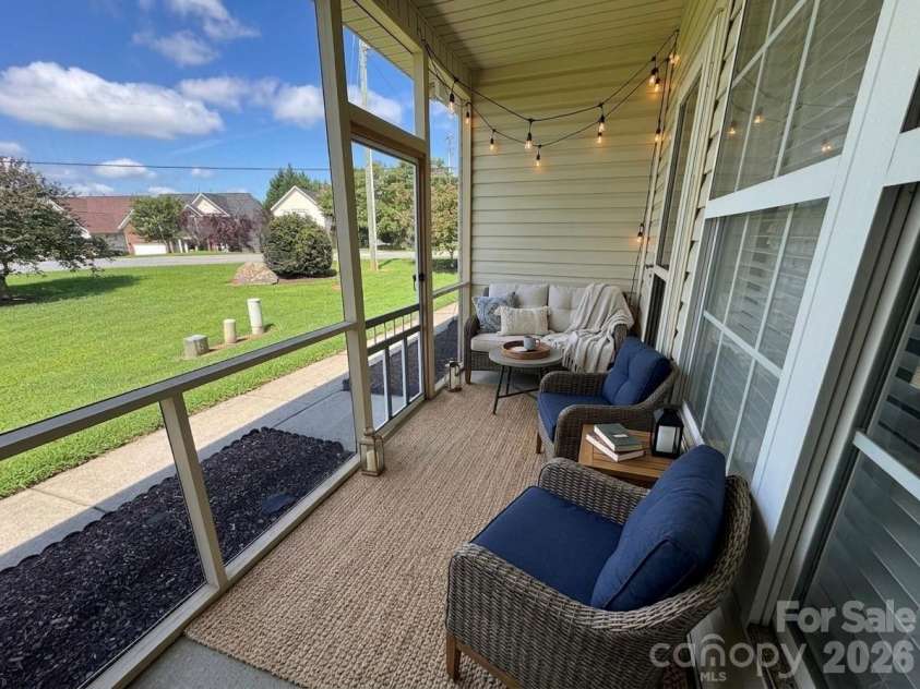 2795 Clover Road, Concord, NC 28027.  MLS# CAR4413117, YatesRealty ID 45061. Virtually staged screened back patio