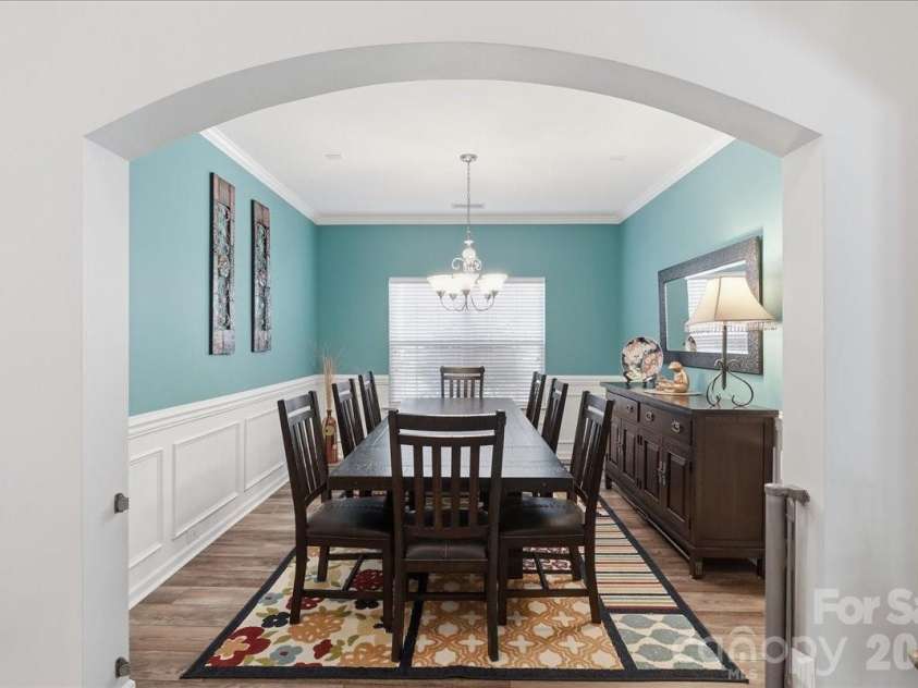3829 Franklin Meadows Drive, Matthews, NC 28105.  MLS# CAR4412409, YatesRealty ID 45095. Formal Dining Room