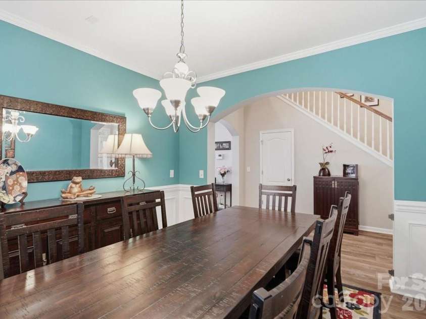 3829 Franklin Meadows Drive, Matthews, NC 28105.  MLS# CAR4412409, YatesRealty ID 45095. Formal Dining Room