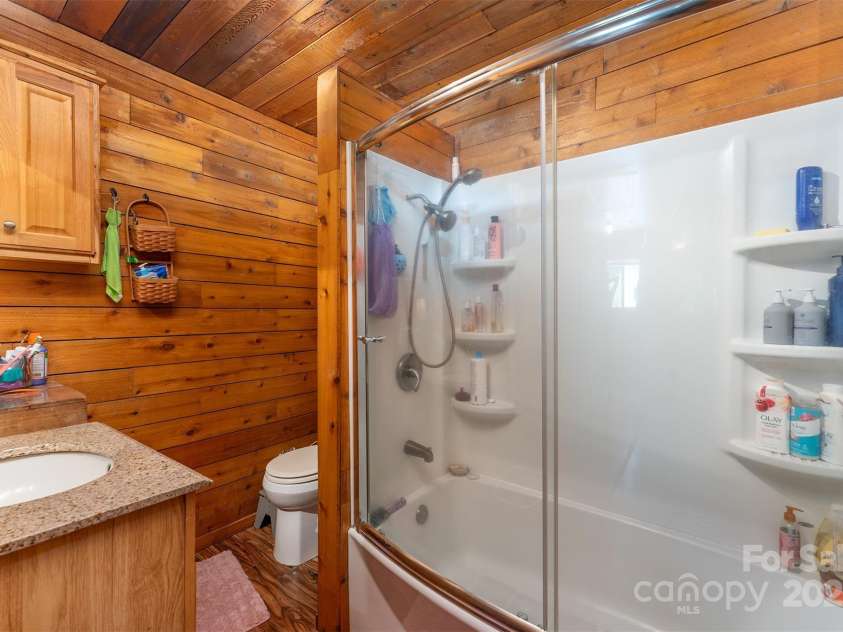 1145 Woolyshot Branch Road, Hot Springs, NC 28743.  MLS# CAR4295648, YatesRealty ID 451. Bathroom 2. Upper level. 