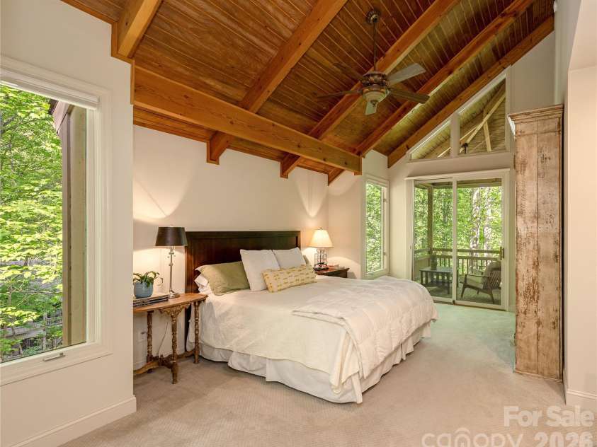 281 Bob White Loop, Waynesville, NC 28786.  MLS# CAR4414207, YatesRealty ID 45126. Primary Bedroom