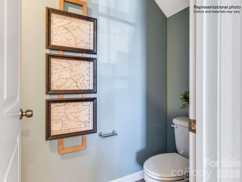 1848 Broom Maker Drive, Bessemer City, NC 28016.  MLS# CAR4415859, YatesRealty ID 45127. Powder Room