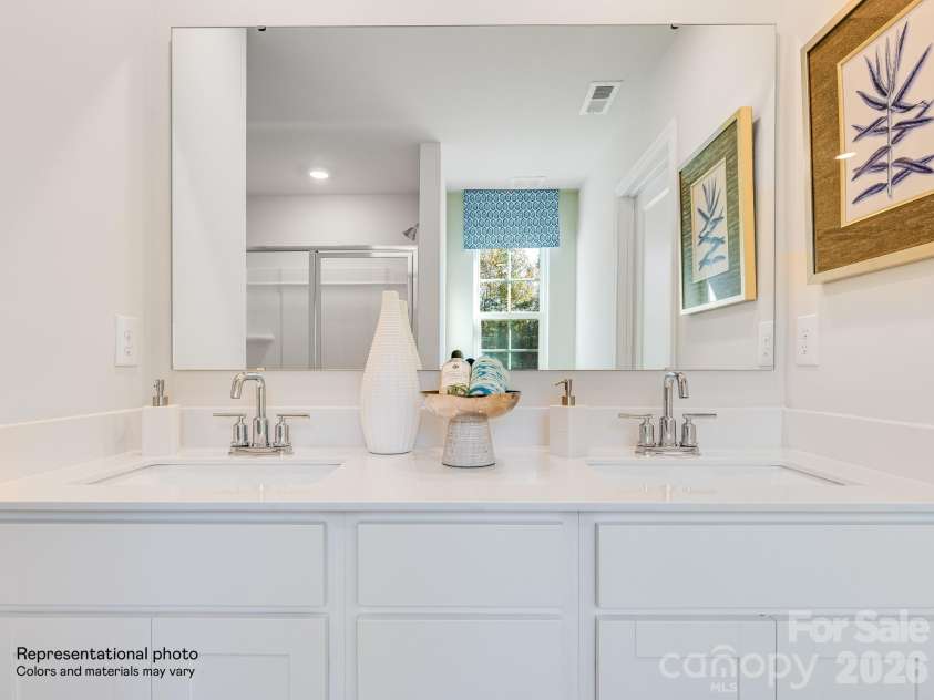 1848 Broom Maker Drive, Bessemer City, NC 28016.  MLS# CAR4415859, YatesRealty ID 45127. Primary Bathroom