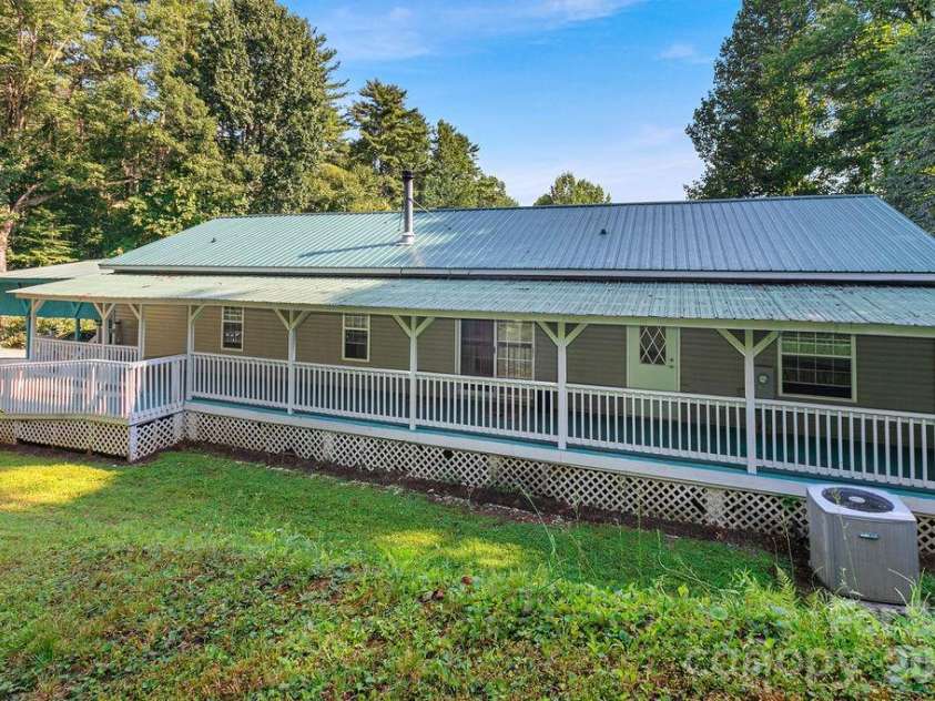 98 New Sorrells Estate, Brevard, NC 28712.  MLS# CAR4414087, YatesRealty ID 45142. Rear Porch