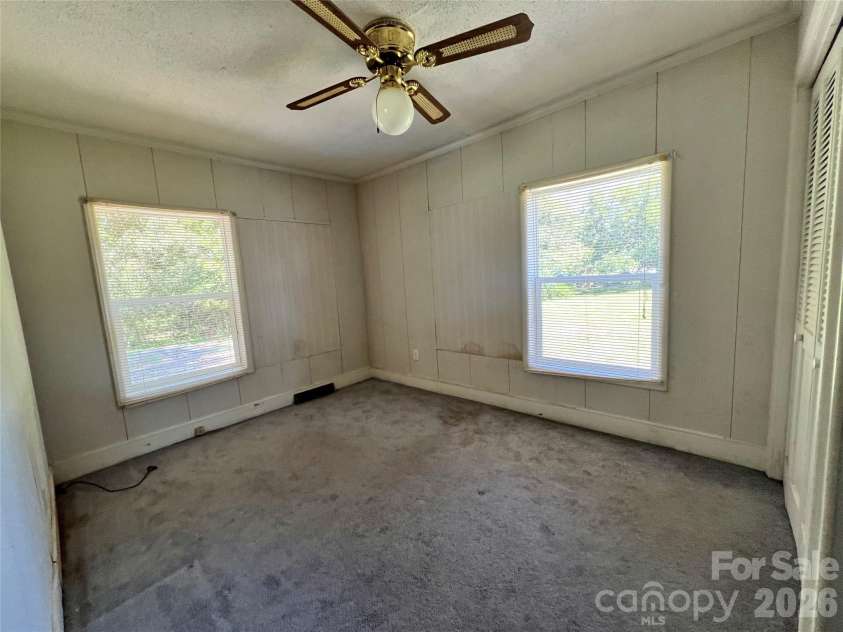 443 Smith Street, Albemarle, NC 28001.  MLS# CAR4415465, YatesRealty ID 45153. Bedroom 3