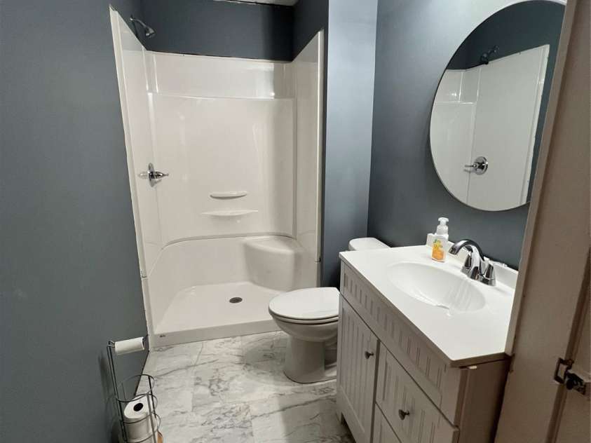 443 Smith Street, Albemarle, NC 28001.  MLS# CAR4415465, YatesRealty ID 45153. Hall Bathroom