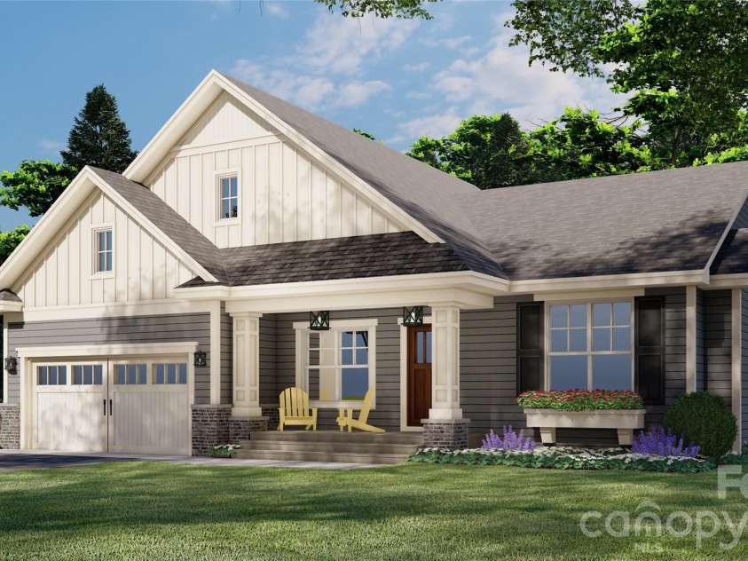 166 Williams Meadow Loop, Hendersonville, NC 28739.  MLS# CAR4406204, YatesRealty ID 45159. Front Elevation-Rendering courtesy of Royal Oaks Design.