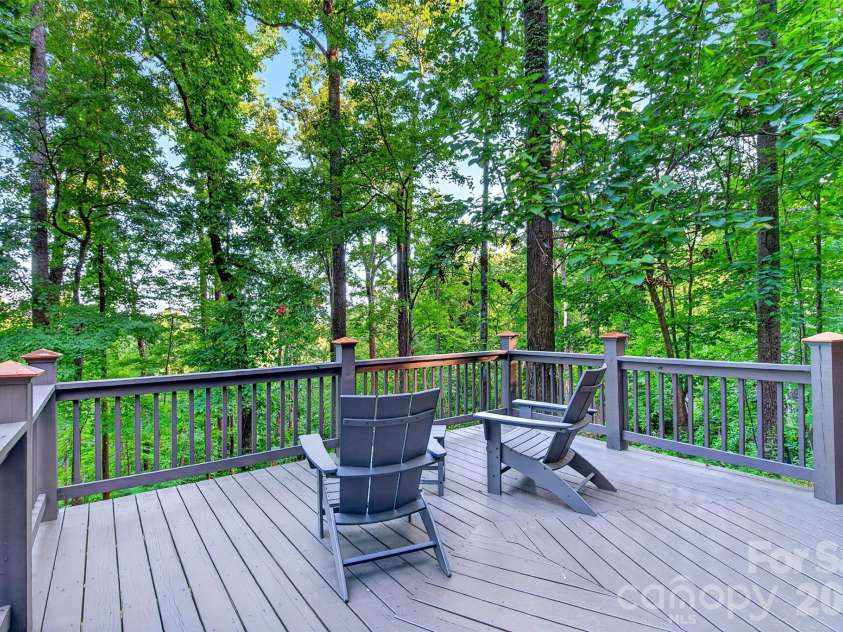 1506 Mckenzie Way, Old Fort, NC 28762.  MLS# CAR4400474, YatesRealty ID 45162. Enjoy this deck in all four seasons.