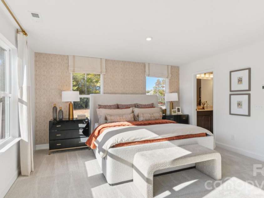 7603 Ethora Way, Charlotte, NC 28216.  MLS# CAR4415823, YatesRealty ID 45191. Owners Suite-Representation picture-not actual home